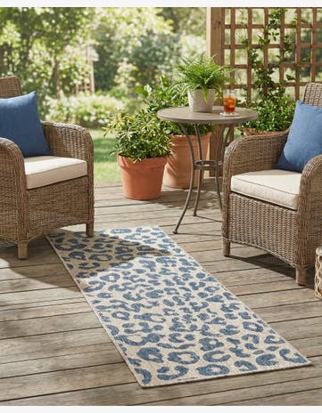 2' x 5' Easy-Clean Safari Indoor / Outdoor Runner Rug