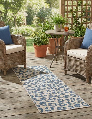2' x 5' Easy-Clean Safari Indoor / Outdoor Runner Rug