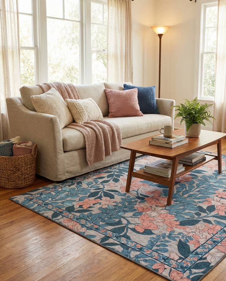 Detail image of 5' 3 x 8' Yara Rug