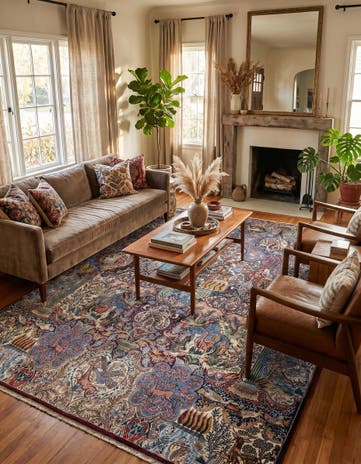 8' 4 x 12' Washable Timeless Rug