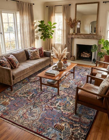 8' 4 x 12' Washable Timeless Rug