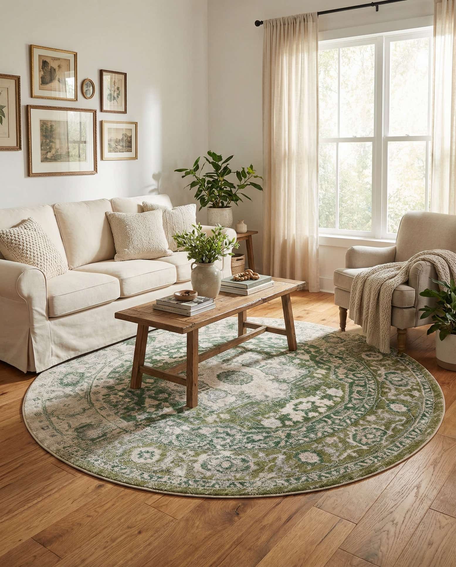 8' x 8' Madeline Vintage Round Rug
