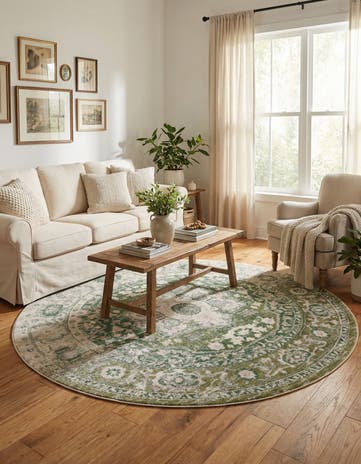 8' x 8' Madeline Vintage Round Rug