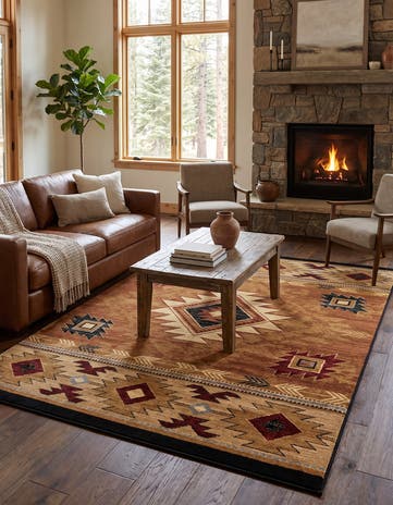 Brick Pioneer Rug