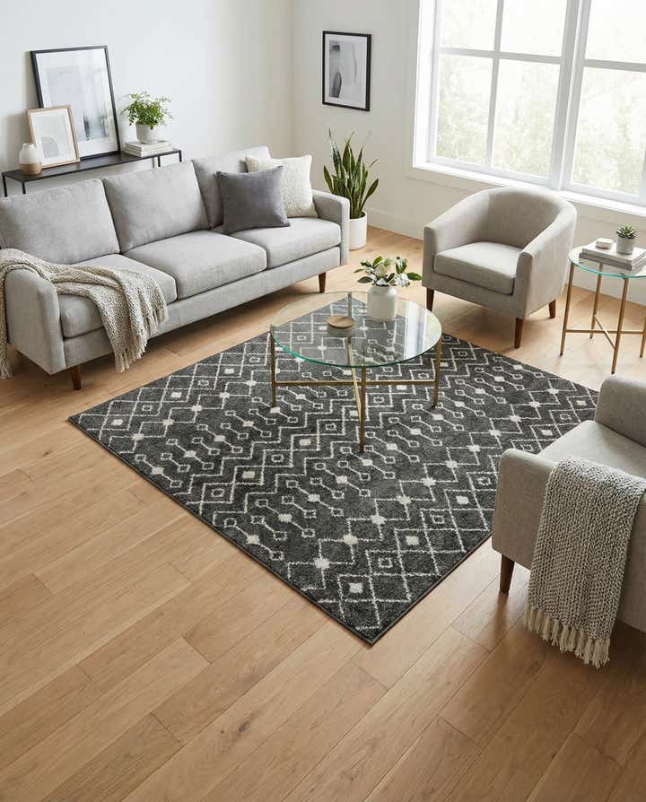 6' x 6' Moroccan Trellis Square Rug