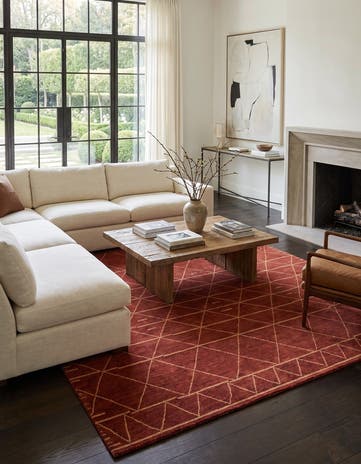9' 4 x 11' 10 Hand Knotted Ziegler Modern Rug