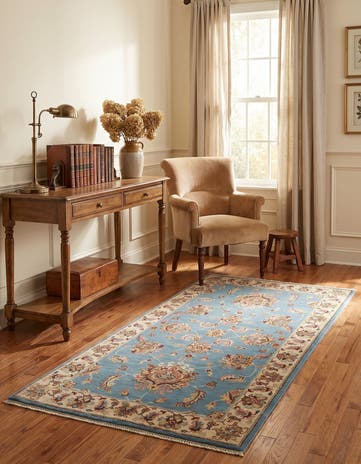 2' 11 x 5' 1 Hand Knotted Ziegler Rug