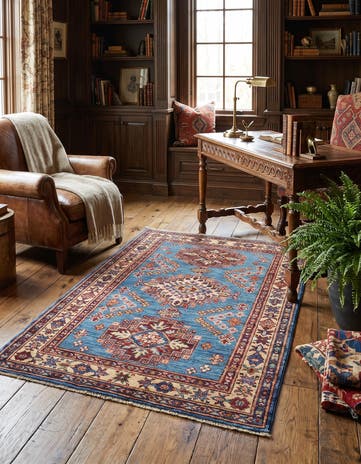 2' 9 x 4' 1 Hand Knotted Kazak Rug