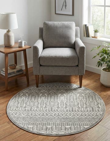 Jill Zarin 3' 3 x 3' 3 Uptown Cloisters Round Rug