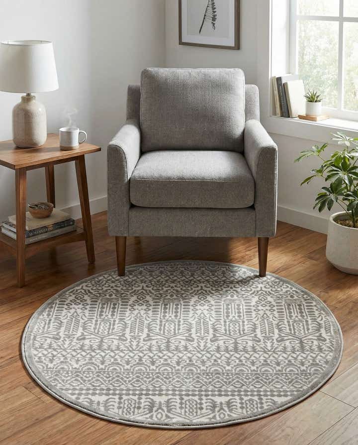 Jill Zarin 3' 3 x 3' 3 Uptown Cloisters Round Rug