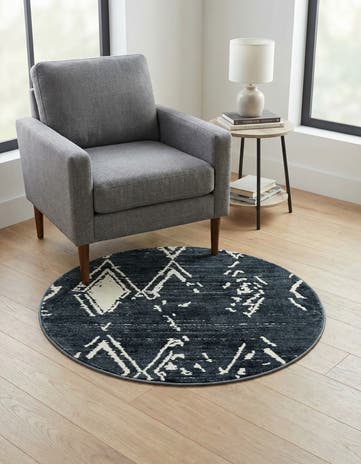 Jill Zarin 3' 3 x 3' 3 Uptown Carnegie Hill Round Rug