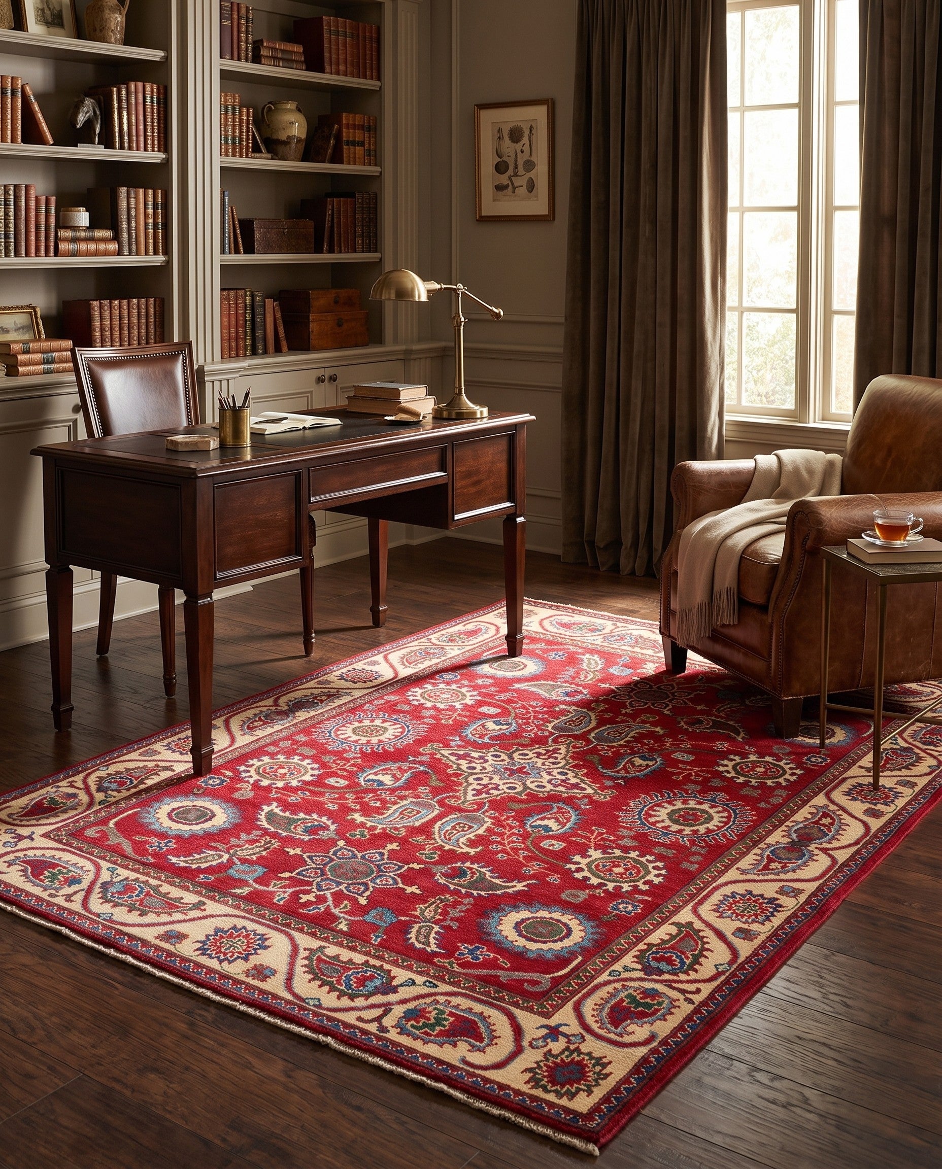 5' x 6' 8 Hand Knotted Kazak Rug