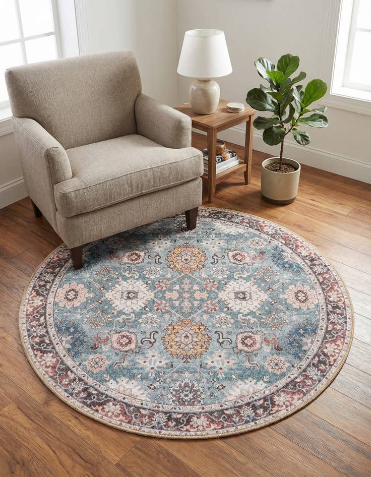 Detail image of 3' 6 x 3' 6 Timeless Round Rug