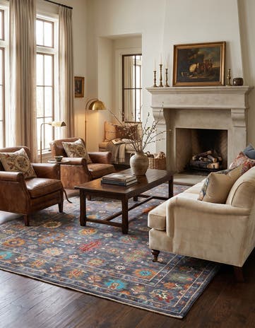 5' 9 x 7' 11 Hand Knotted Ariana Ziegler Rug
