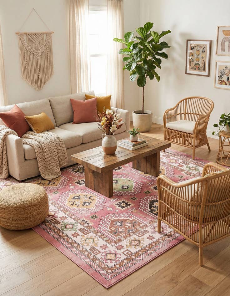 Detail image of 9' 10 x 9' 10 Aarhus Square Rug