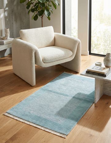 2' 7 x 5' Hand Knotted Darya Wool Rug