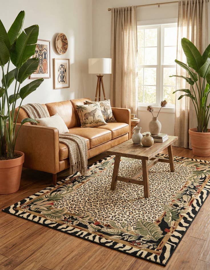 Detail image of 6' x 9' Safari Rug