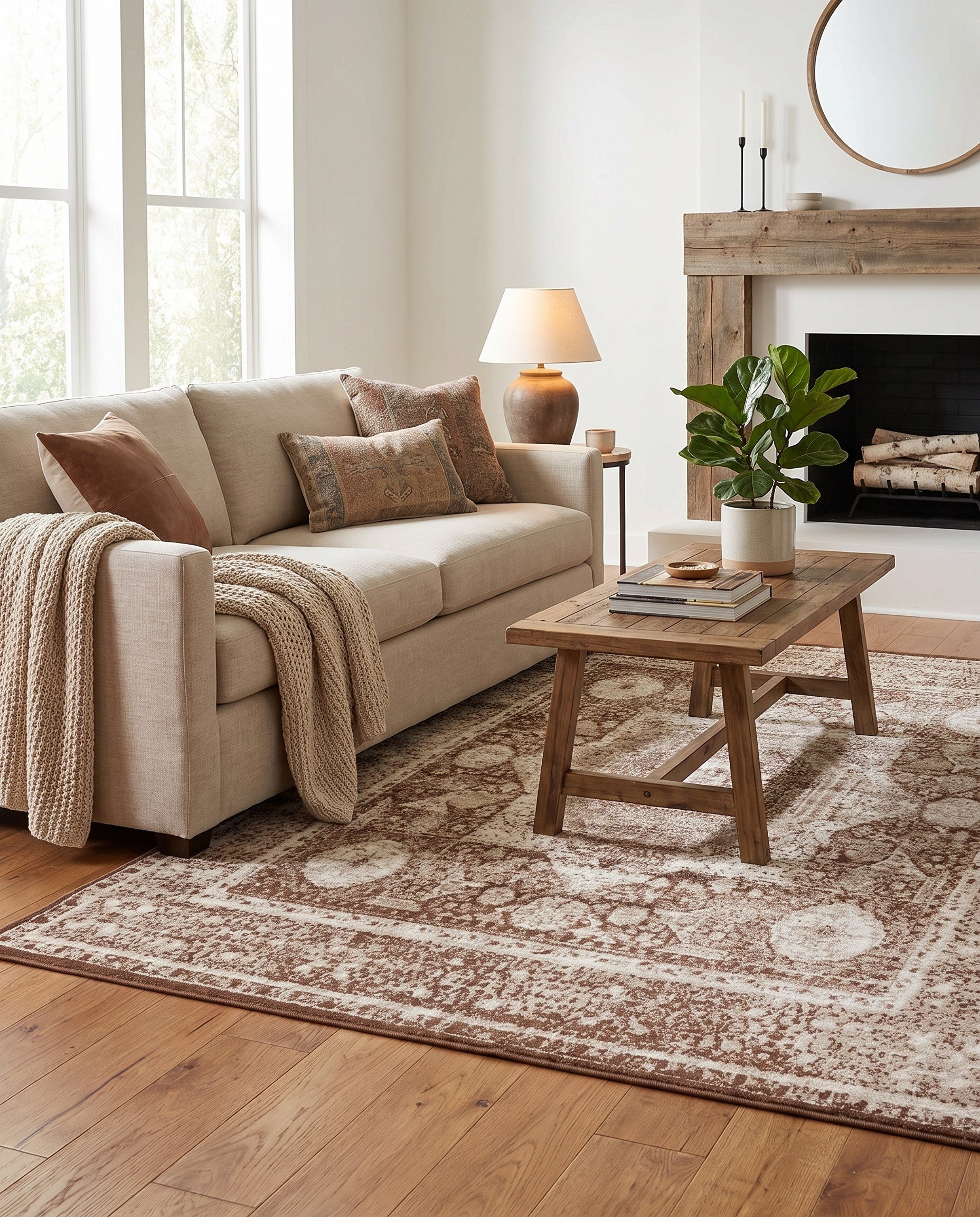 Chocolate Brown Istanbul Rug
