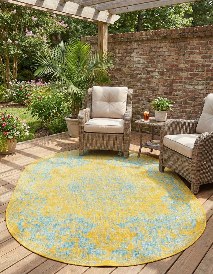 5' 3 x 8' Easy-Clean Jill Zarin Dubai Indoor...