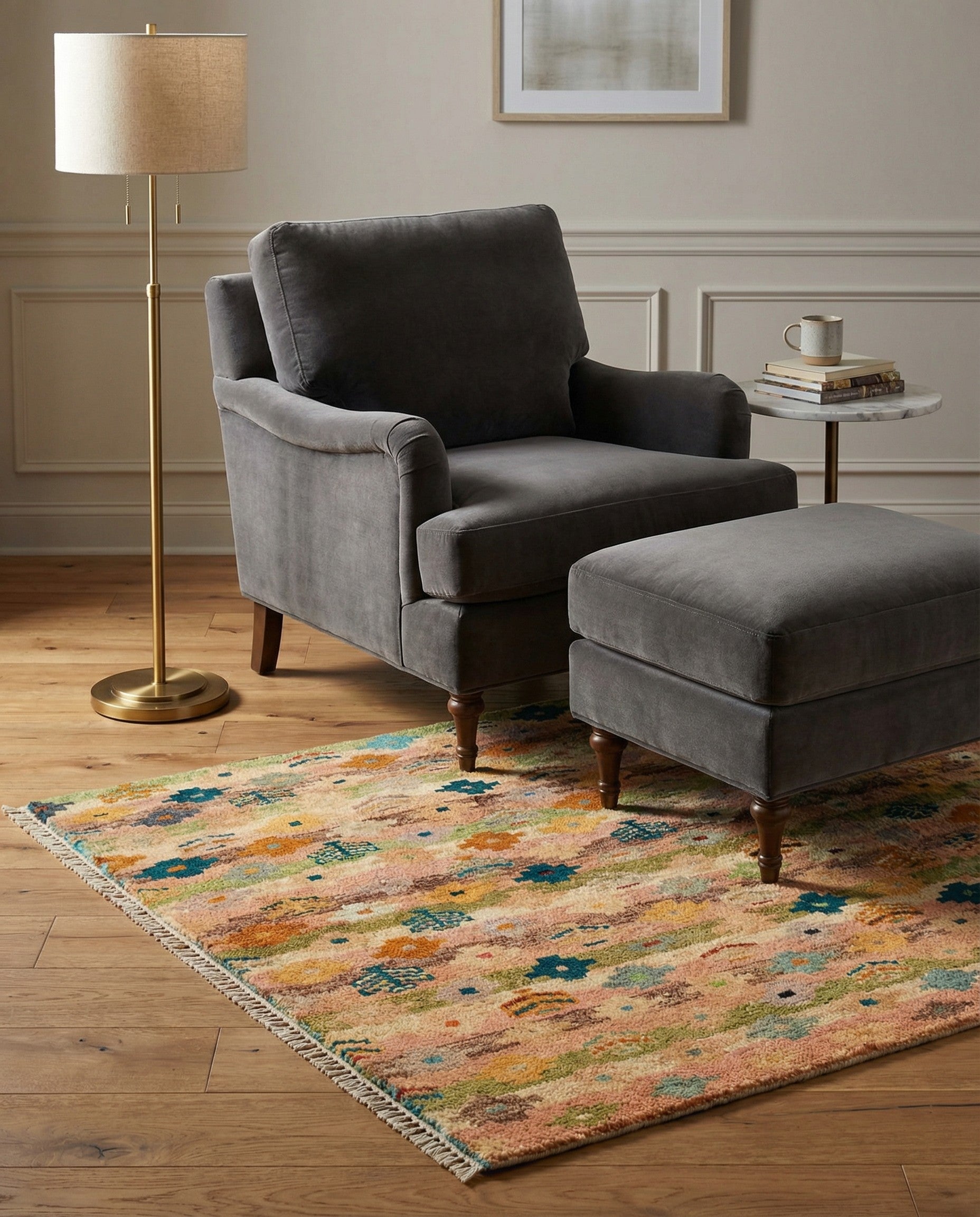 3' 4 x 5' Hand Woven Balouch Wool Rug