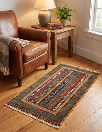 1' 8 x 3' 5 Hand Knotted Ariana Ziegler Rug