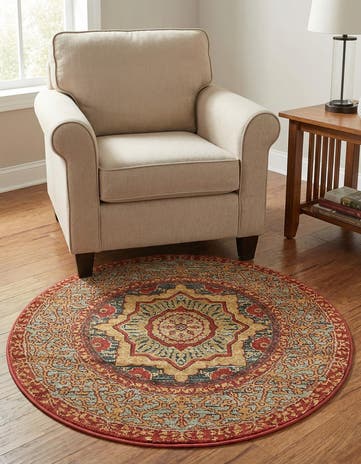3' x 3' Amina Round Rug