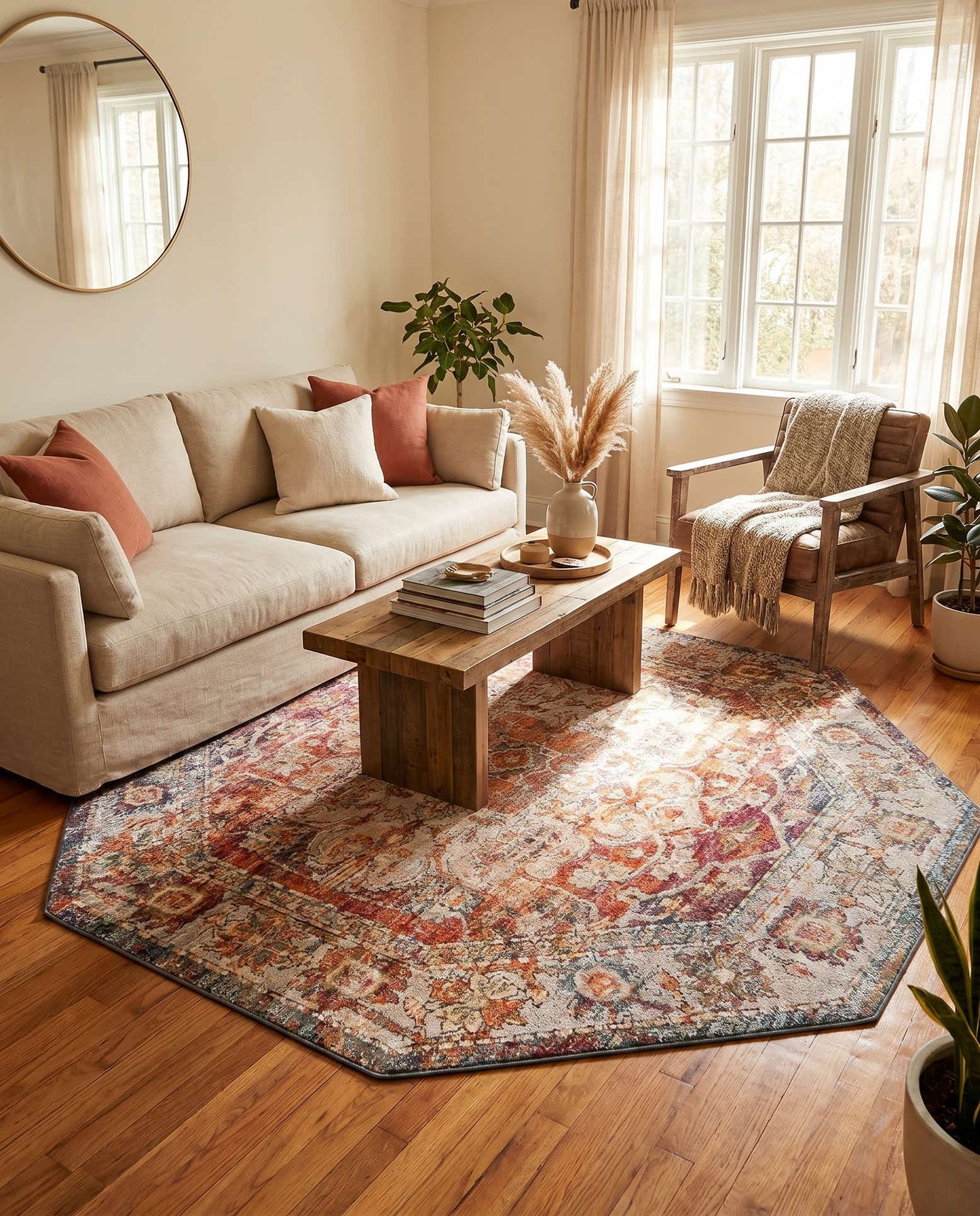 6' 1 x 6' 1 Isabella Octagon Rug