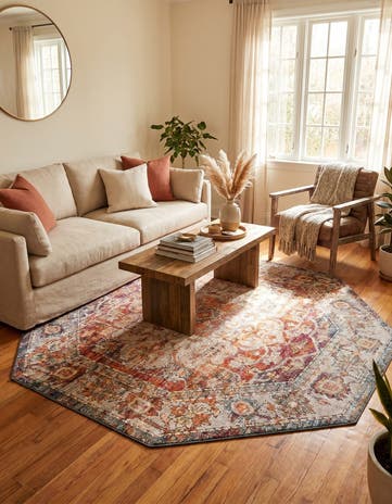 6' 1 x 6' 1 Isabella Octagon Rug
