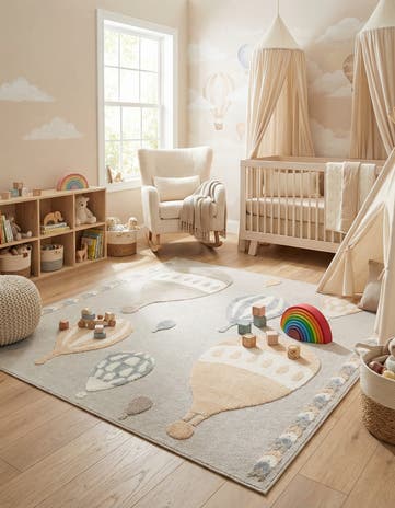 Whimsy Kids Square Rug