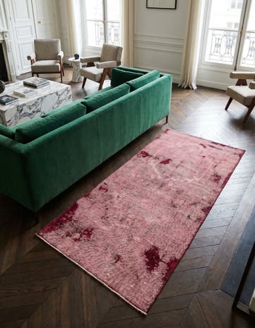3' 4 x 6' 5 Hand Knotted Ultra Vintage Persian Wool Rug