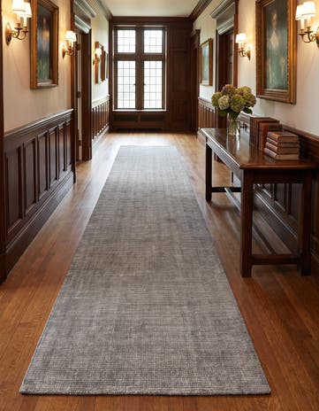 3' 3 x 20' Hand Woven Jill Zarin English Manor Wool Runner Rug