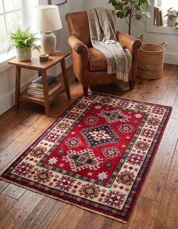 2' x 3' 2 Hand Knotted Kazak Rug
