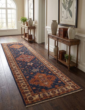 2' 8 x 8' 6 Hand Knotted Ariana Ziegler Runner Rug