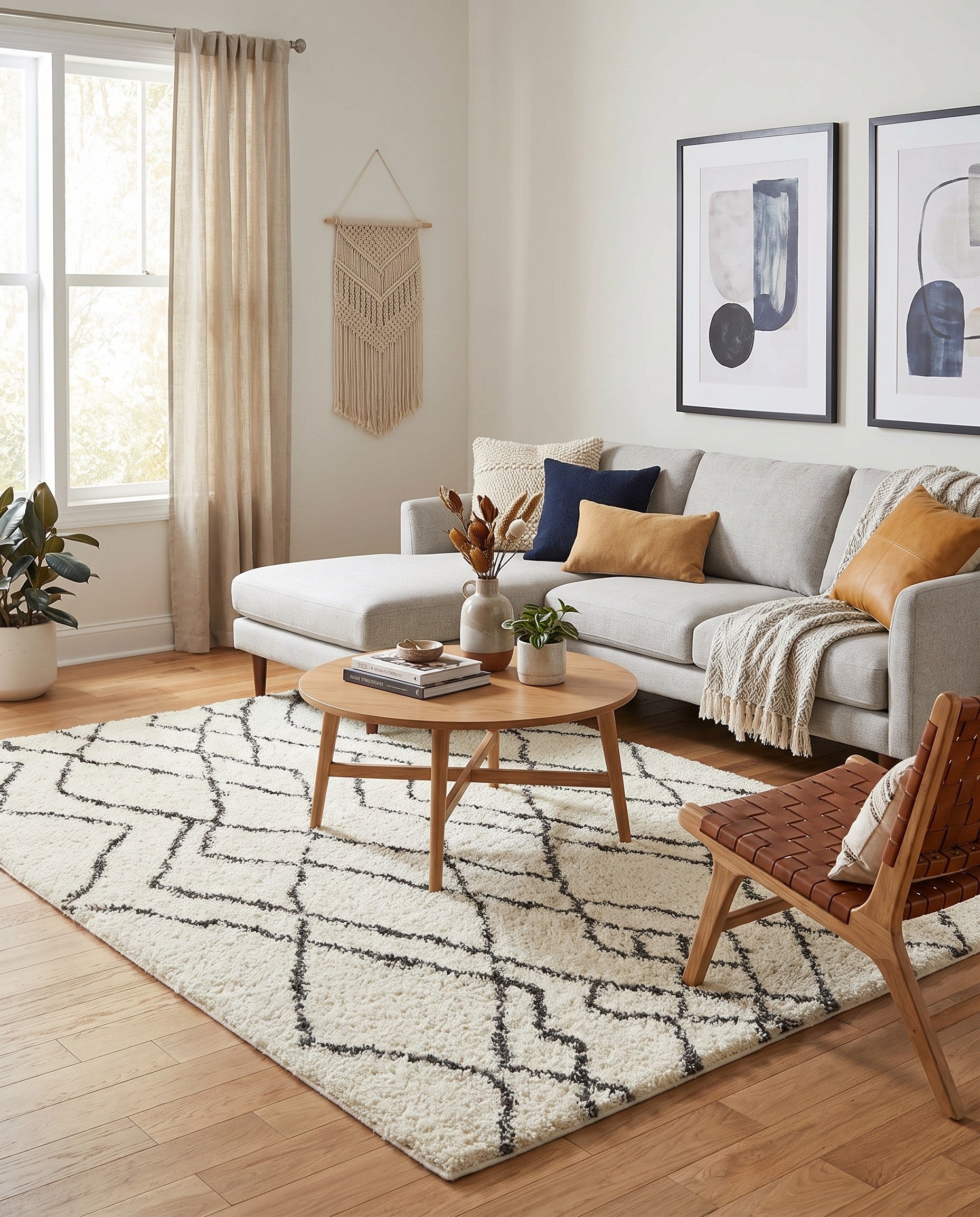 5' x 7' 5 Lagom Shag Rug