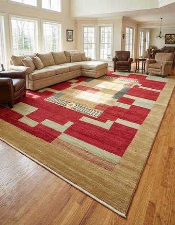 Rust Red Kashkuli Gabbeh Rug