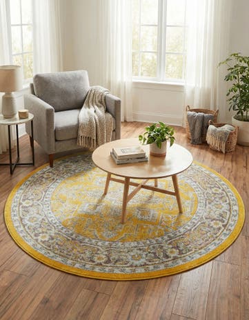 5' 5 x 5' 5 Santiago Round Rug
