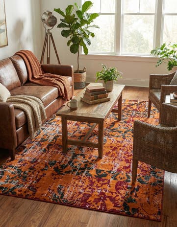 Rust Red Lucerne Rug
