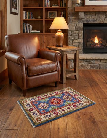 2' x 3' 2 Hand Knotted Kazak Rug