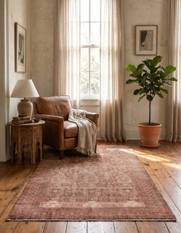 3' 2 x 5' 6 Hand Knotted Ultra Vintage Persian Wool Rug