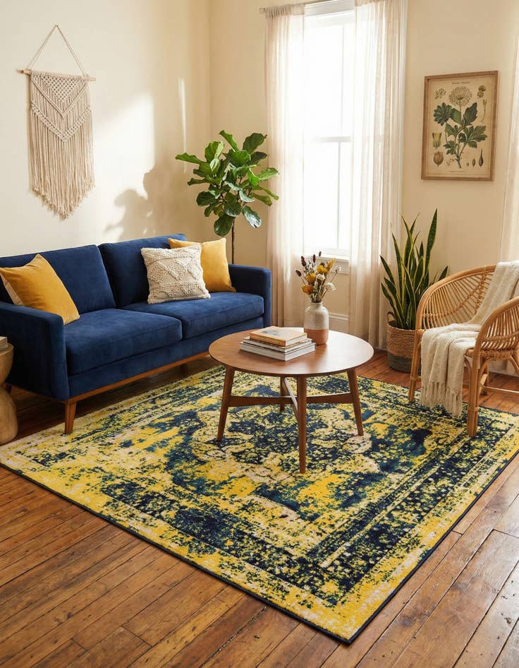 Detail image of 6' x 6' Monte Carlo Square Rug