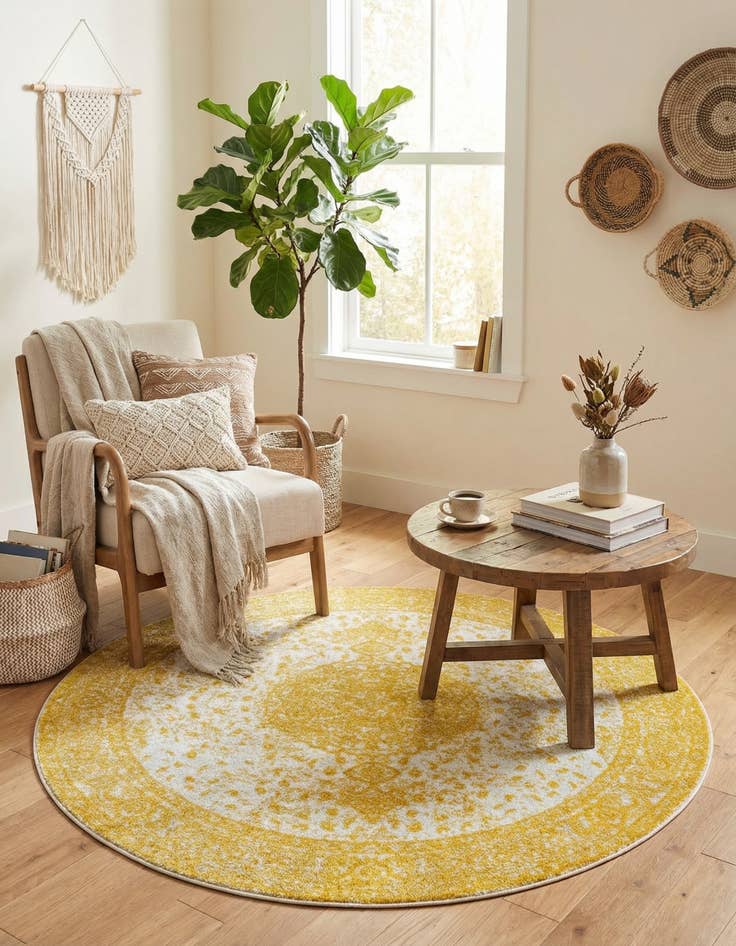 Detail image of 5' 3 x 5' 3 Dover Round Rug