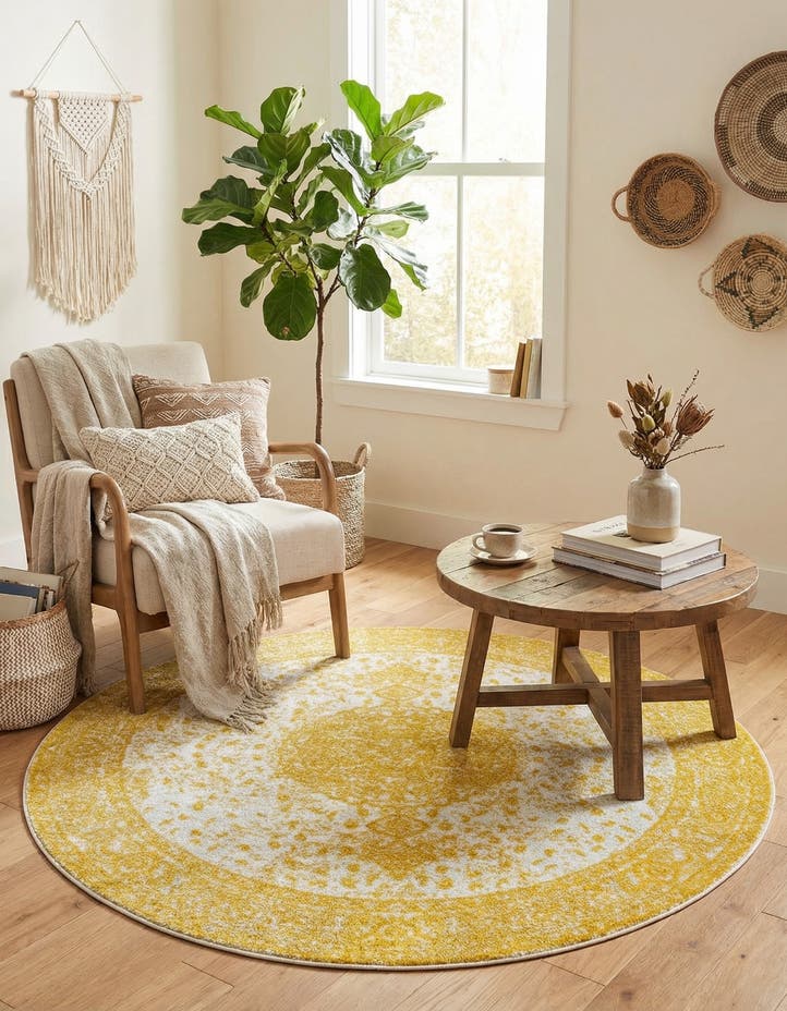 5' 3 x 5' 3 Dover Round Rug