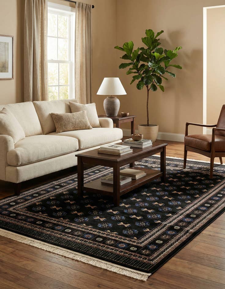 Detail image of 6' x 9' Bokhara Rug