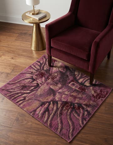 3' 2 x 4' 4 Hand Knotted Ultra Vintage Persian Wool Rug