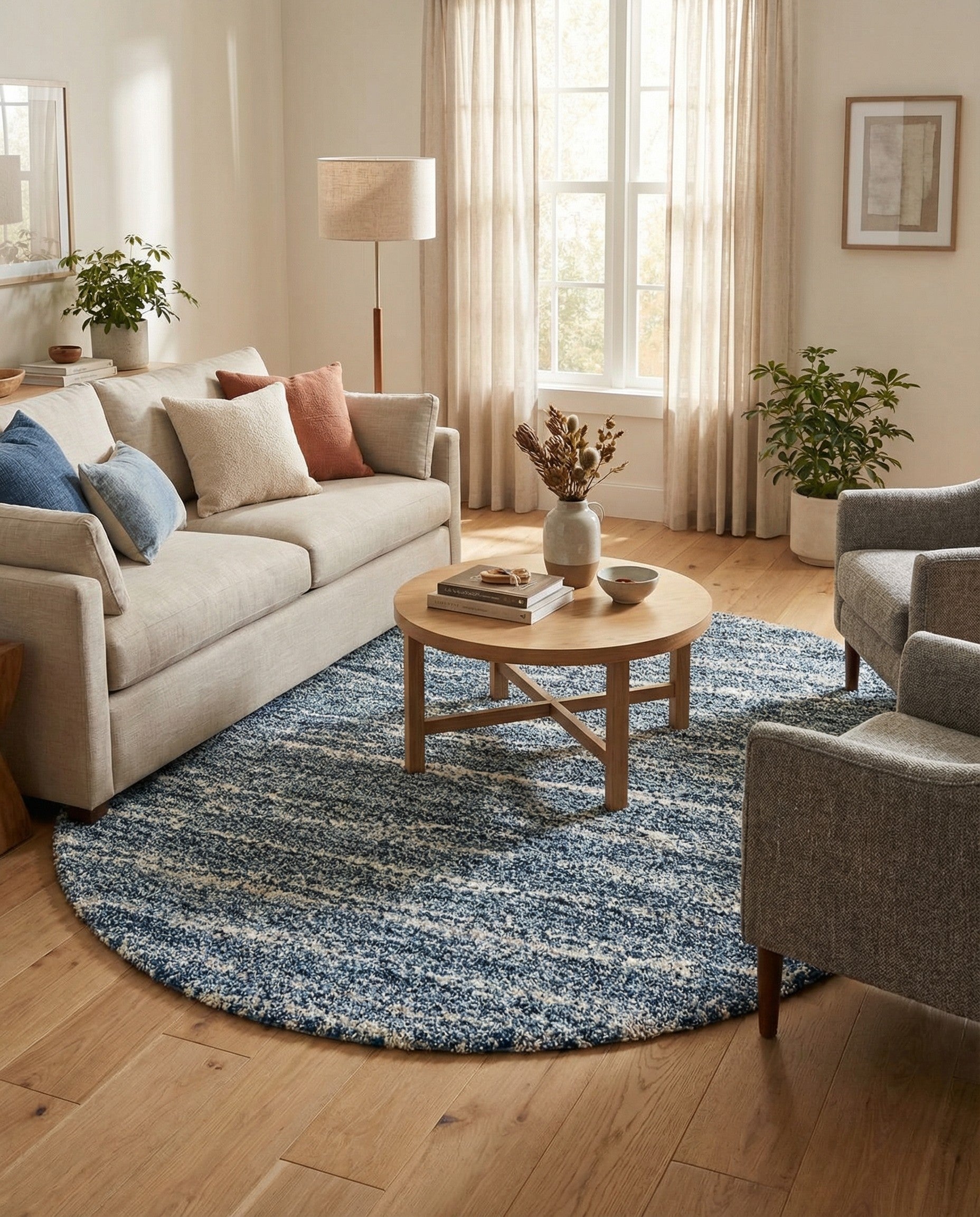 7' 10 x 10' Serenity Shag Oval Rug