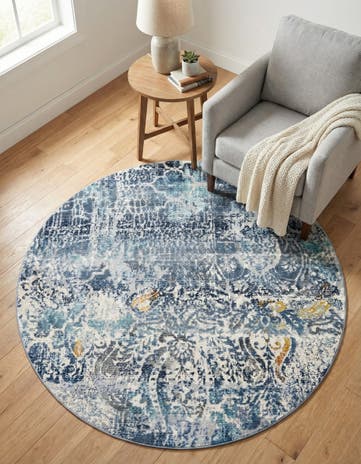 5' 2 x 5' 2 Malibu Round Rug