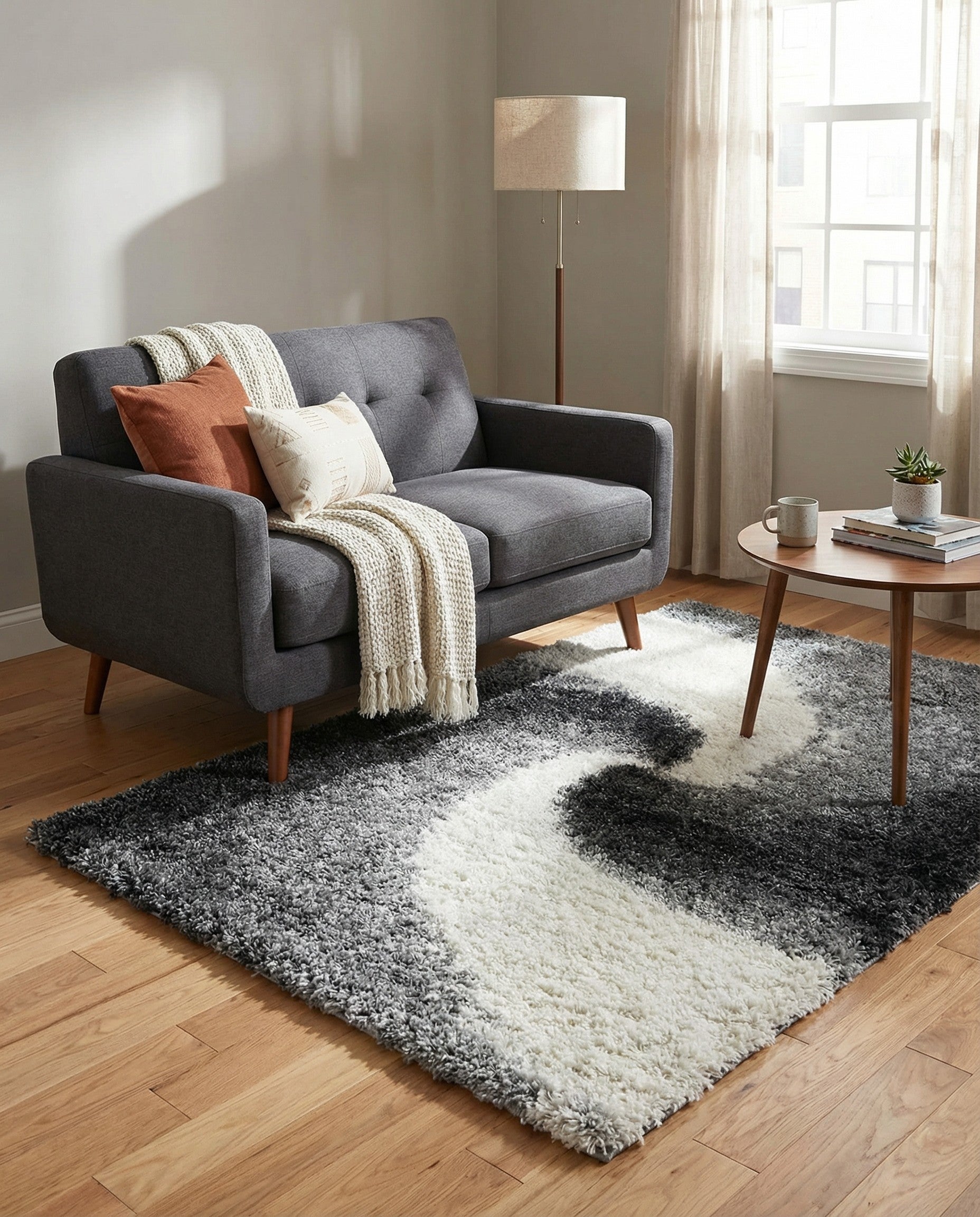  3' 3 x 5' 3 Soft Touch Shag Rug