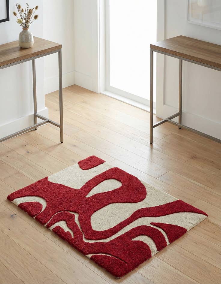 Detail image of 2' x 3' 1 Handtufted Wool Rug