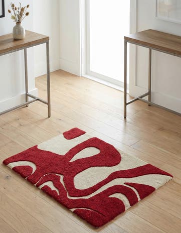 2' x 3' 1 Handtufted Wool Rug