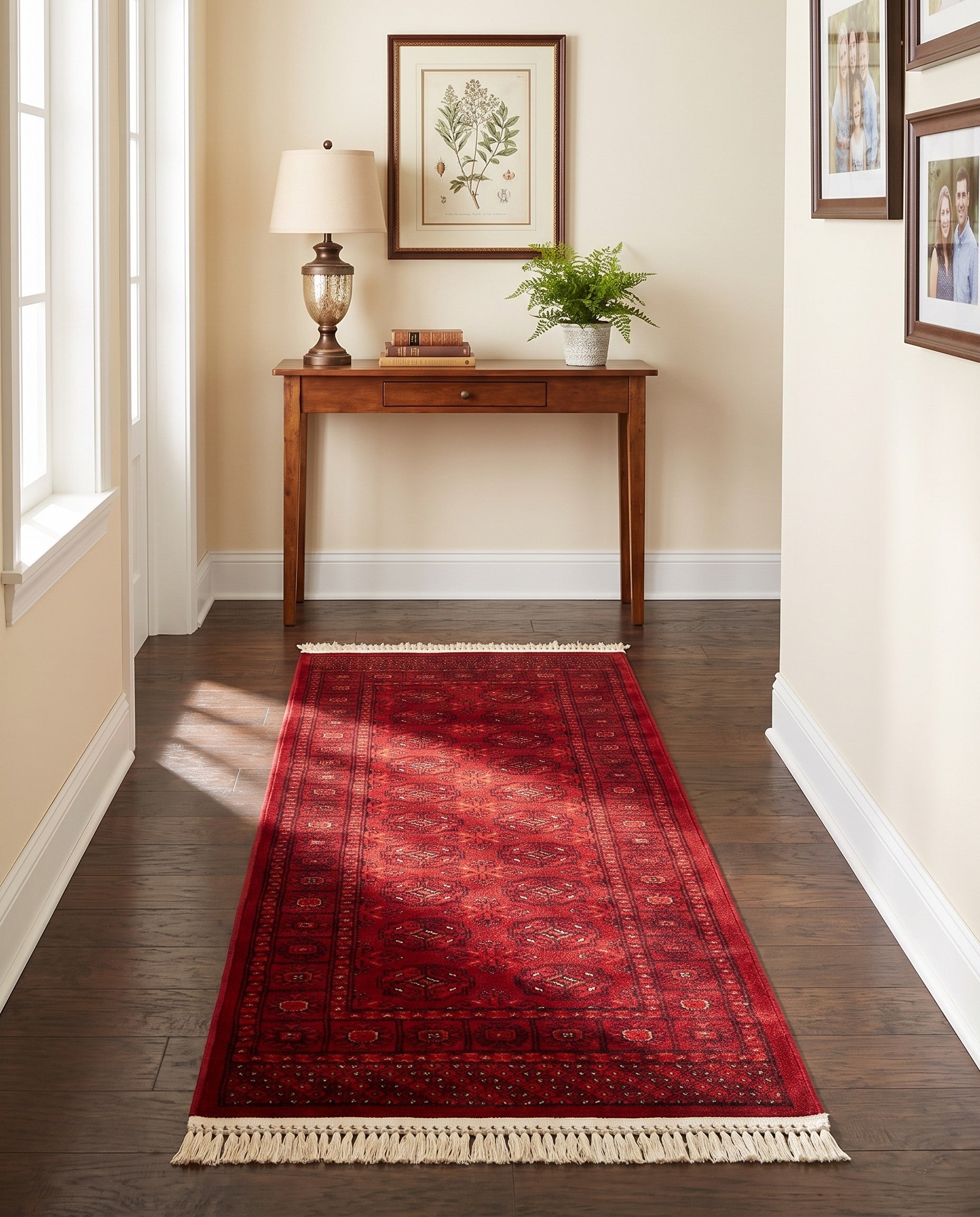 2' x 6' 1 Bokhara Runner Rug